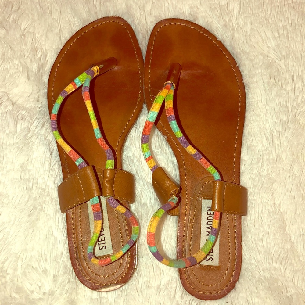 Multi color Steve Madden sandals